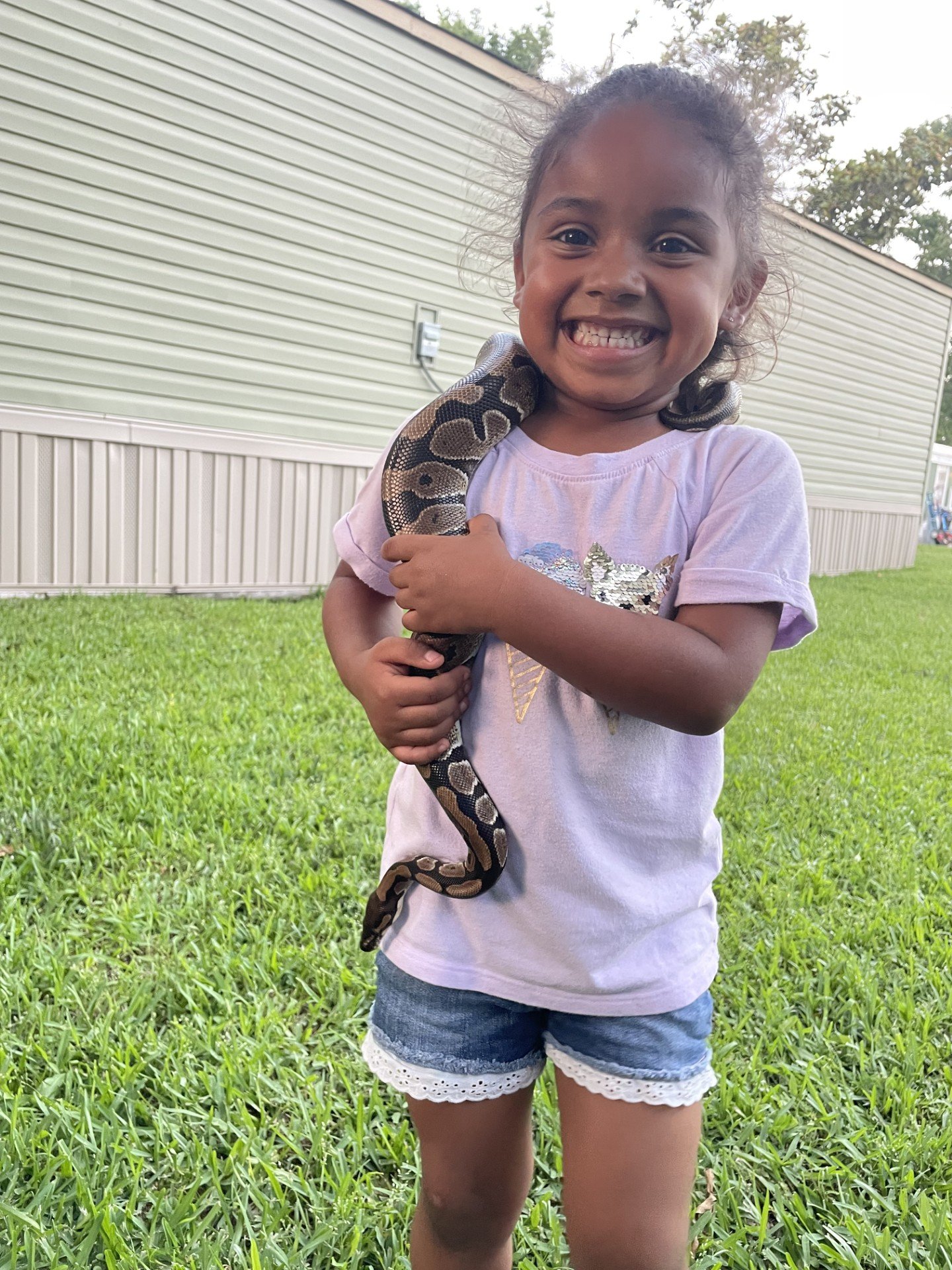 leah and her snake